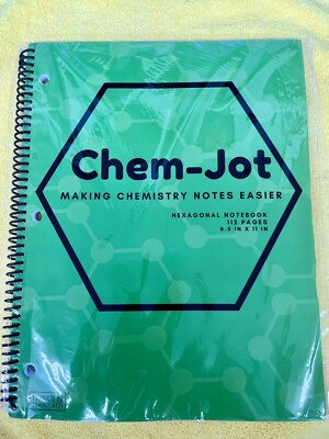 Chem-Jot Notebook For Organic Chemistry and BioChemistry, Hexagonal Graph Pap...