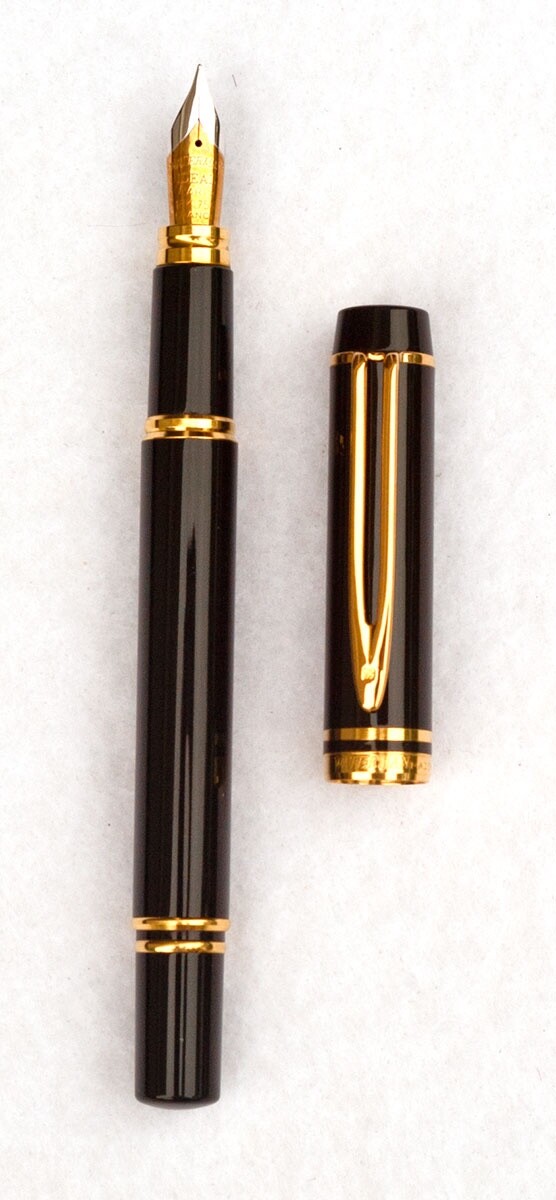 Z30 Waterman Ideal 万年筆 18K750 ブラック ゴールド Waterman Ideal Paris Fountain Pen 18K-750 Gold Nib new original