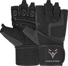 2024 Design Workout Gloves – Full Protection with Wrist Support Strap, Extra Sil