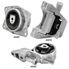 Engine Motor Mount & AUTOMATIC Trans Mounts 3PCS for Chevrolet Malibu 05-04 2.2L