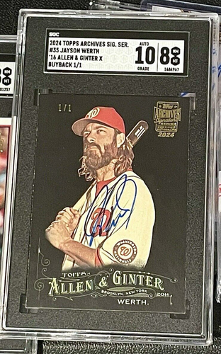 MLB Hot Pack (2 GUARANTEED AUTOS) 10 card baseball auto, rookies, PSA, 1/1, HOF - Picture 8 of 8