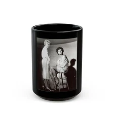 Ruth Roman #85 (Vintage Female Icon) Black Coffee Mug