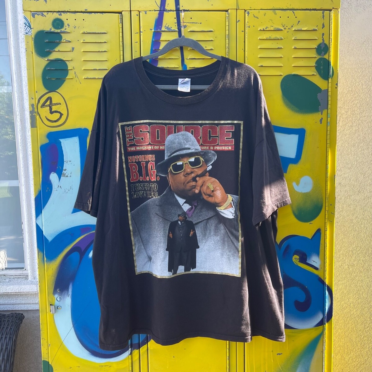 Vintage The Source Notorious BIG Biggie Smalls Rap T-shirt Vintage The Source Notorious BIG Biggie Smalls Rap T-shirt