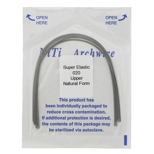 Dental Orthodontic NiTi Arch Wire arcos de ortodoncia Round Rectangular Natural - Picture 63 of 78