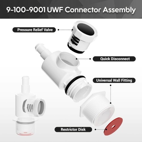Sturdy Pool Cleaner Connectors Assembly Accessory with 280 380 3900 Models - Picture 6 of 8