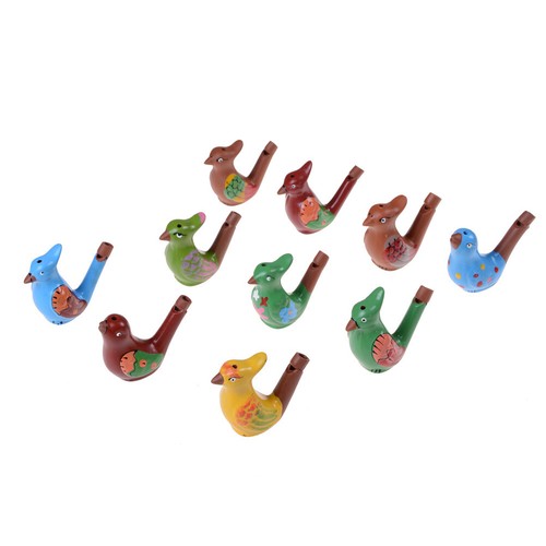 1x Ceramic hand-painted musical whistle water birds whistle TM TQ - Picture 1 of 12