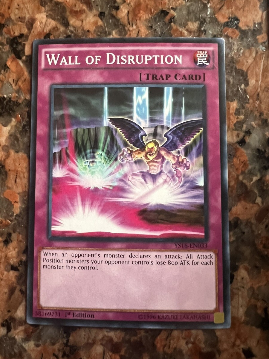 yugioh disruption deck Wall of - MP15-EN237 - Common ELFNOTE 1 CARD COMBO 4x