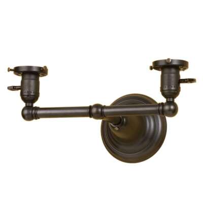 Meyda Lighting 13'W Paddle Socket 2 Lt Wall Sconce, Craftsman Craftsman - 101834