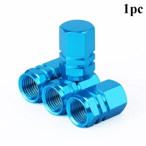 1x Aluminum Car Tire Valve Caps Tyre Valve Stem Cover Air Dust Wheel Rim ∞ - Picture 16 of 28