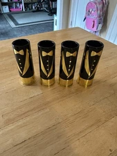 Old Southern Brass 12 Gauge Tuxedo Shot Glasses