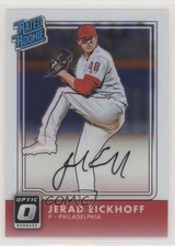 2016 Panini Donruss Optic Rated Rookies Signatures Jerad Eickhoff Auto 03xg