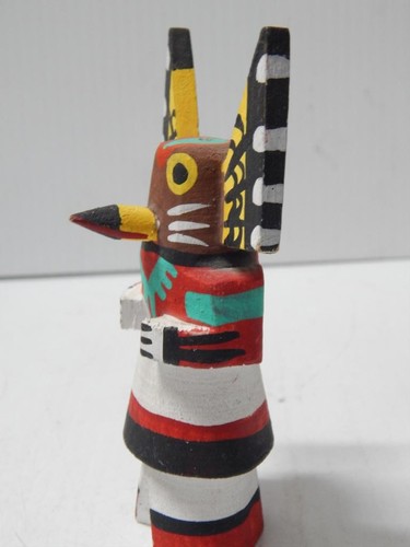 VINTAGE HOPI PUEBLO INDIAN HIGHWAY RTE 66 " EULE " KACHINA - NEUWERTIG GESCHENK! - Bild 3 von 5