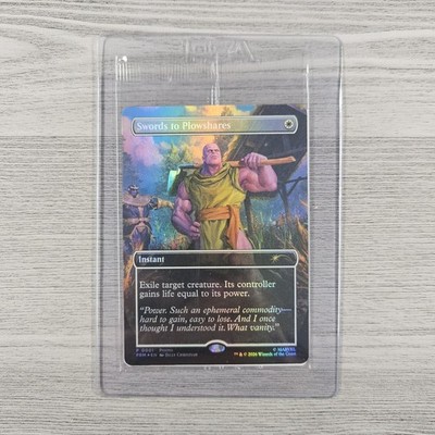 MTG Swords to Plowshares Thanos PSA Magazine Exclusive Promo Marvel Magic Sealed