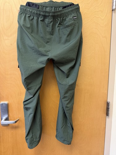 Pantalon de jogging Tony Hawk vert foncé polyester/élasthanne poignets à cordon homme XL - Photo 2/9