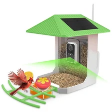 2.5K Smart Bird Feeder with Camera, 2.5L Birds Watching Camera with AI Identi...