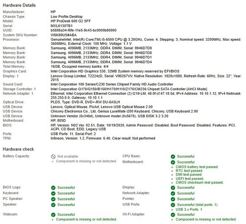 HP ProDesk 600 G2 SFF | Intel Core i5-6500 3.20GHz, 16GB Ram | No HDD/OS/AC - Picture 12 of 12