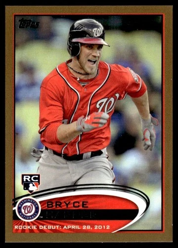 2012 Topps Update Gold Bryce Harper RC 0238/2012 Washington Nationals #US183