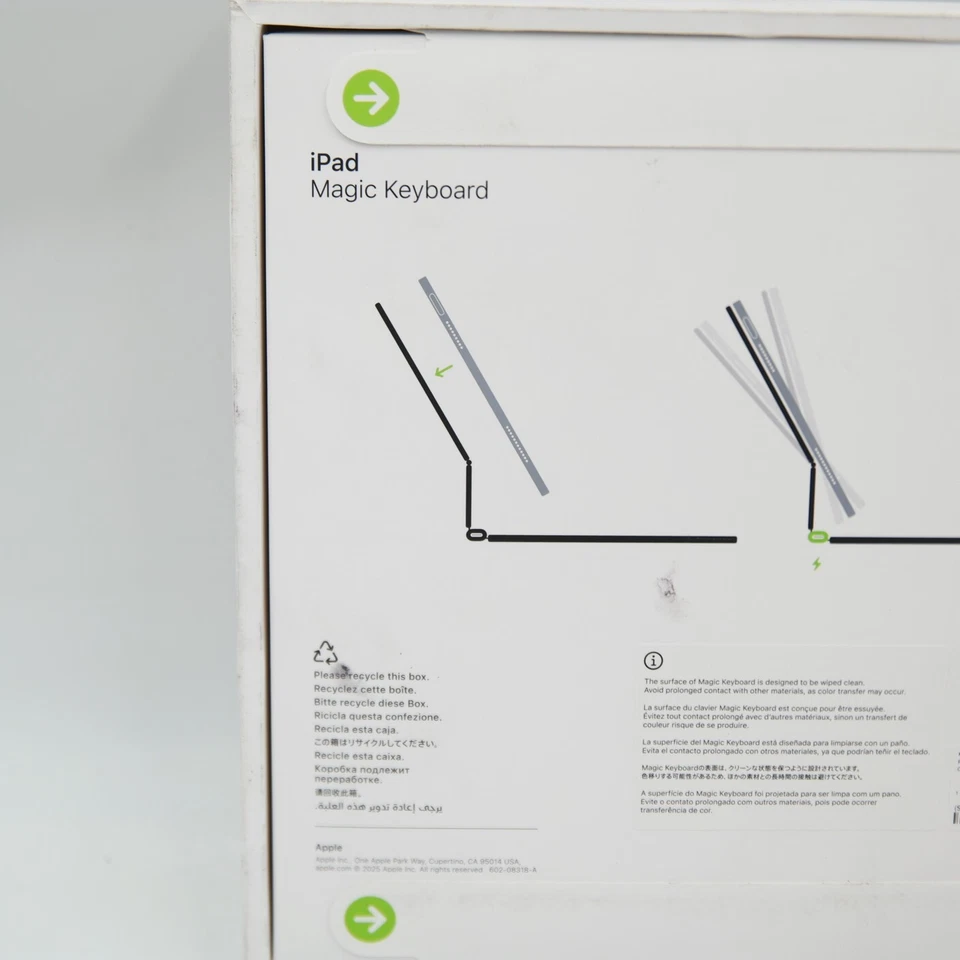 Teclado mágico iPad modelo A3339 MDFV4LL/A blanco. SELLADO Foto 3 de 4