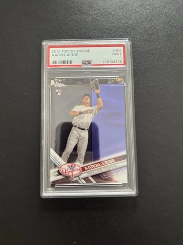 2017 Topps Chrome Aaron Judge #169 RC Rookie PSA 9 Mint