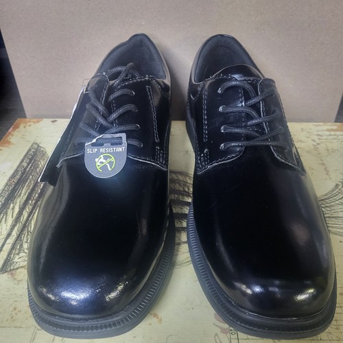 Sz 8.5 R Men's Nunn Bush Shoes Black Plain Toe Oxford 84358-001 Kore Slip-Resist - Picture 10 of 16