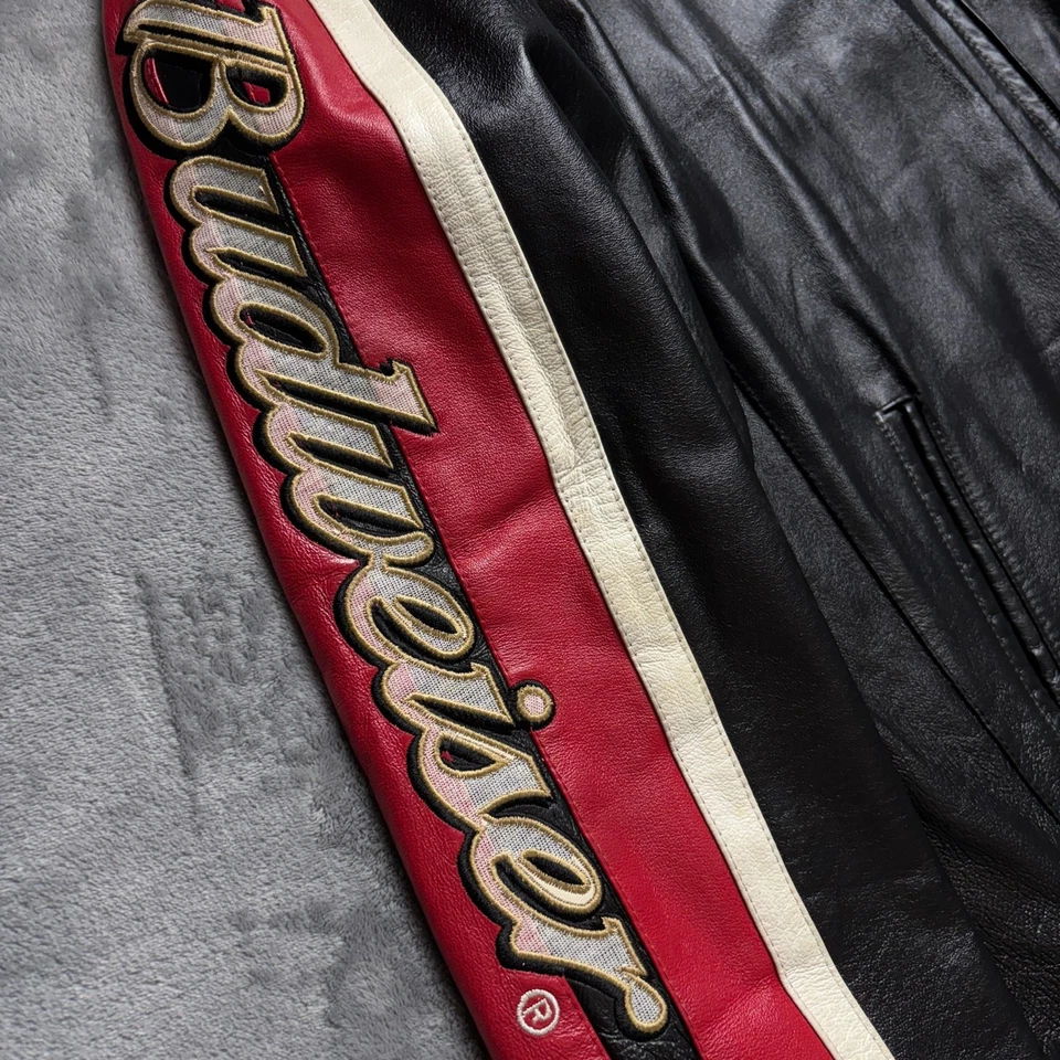 Chaqueta de cuero vintage Nextel Cup Series para hombre 2XL NASCAR Dale Earnhardt Jr. #8 Foto 2 de 4