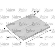 Valeo 698167 Filter Innenraumluft für OPEL OMEGA B V94 Innenraumfilter