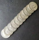 Lot of 10 50c Franklin Silver Half Dollars
