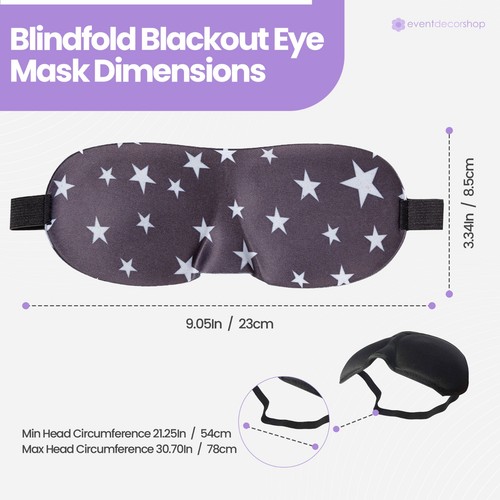 Breathable 3D Eye Mask Sleeping Travel Relaxation Adjustable Strap Multicolor - Picture 9 of 133