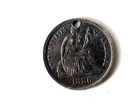 Love Token Initial Script on 1886 Seated Liberty Silver Dime Host Coin - Z6548