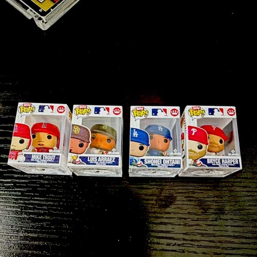 Funko Bitty Pop! MLB Mini Vinyl Mike Trout Arraez Ohtani Harper
