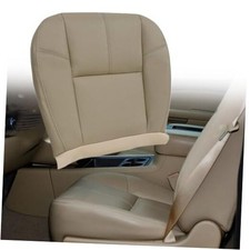 Driver or Passenger Side Bottom Microfiber Leather Replacement Seat Cover Tan