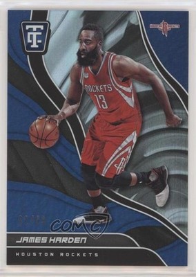 2017-18 Panini Totally Certified Blue 1/99 James Harden #76 uk2