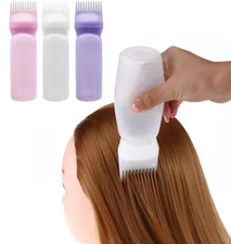 Oil Applicator Bottle For Hair Professional Hairdressing Dyeing Comb Bottles Bar