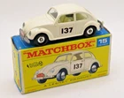 Moko Lesney Matchbox #15 Volkswagen 1500 Saloon MIB