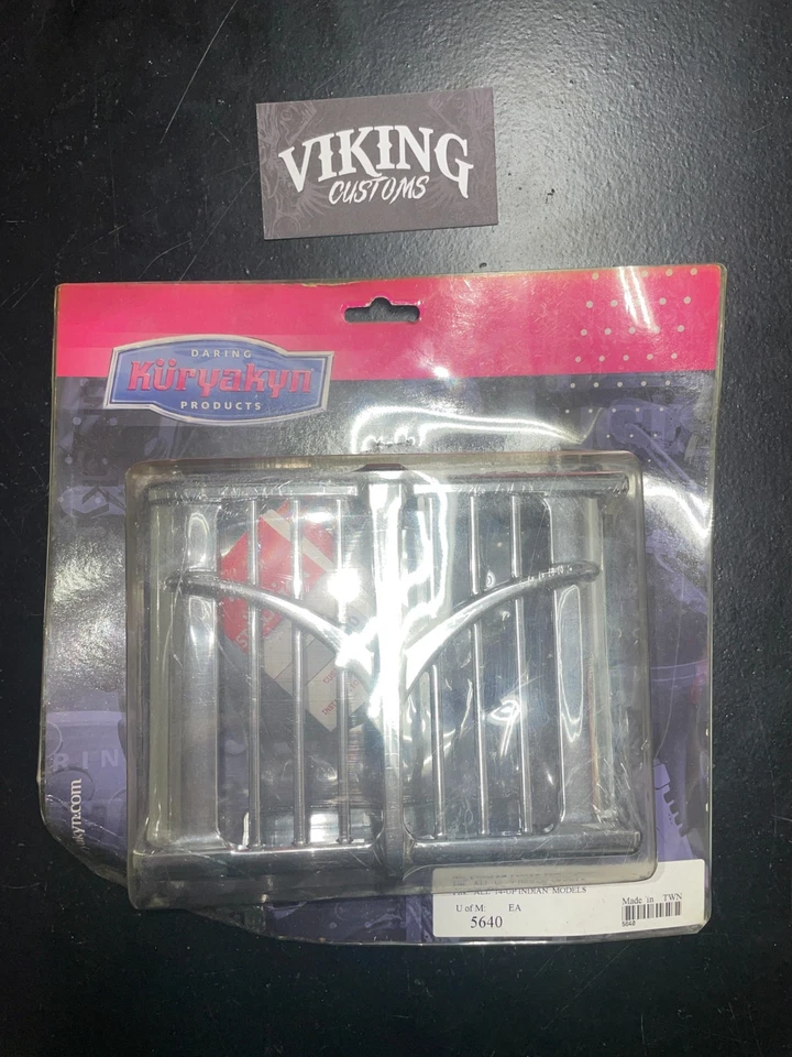Kuryakyn Chrome Oil Cooler Cover for all '14 and Newer Indian Models 5640 - Image 3 of 4