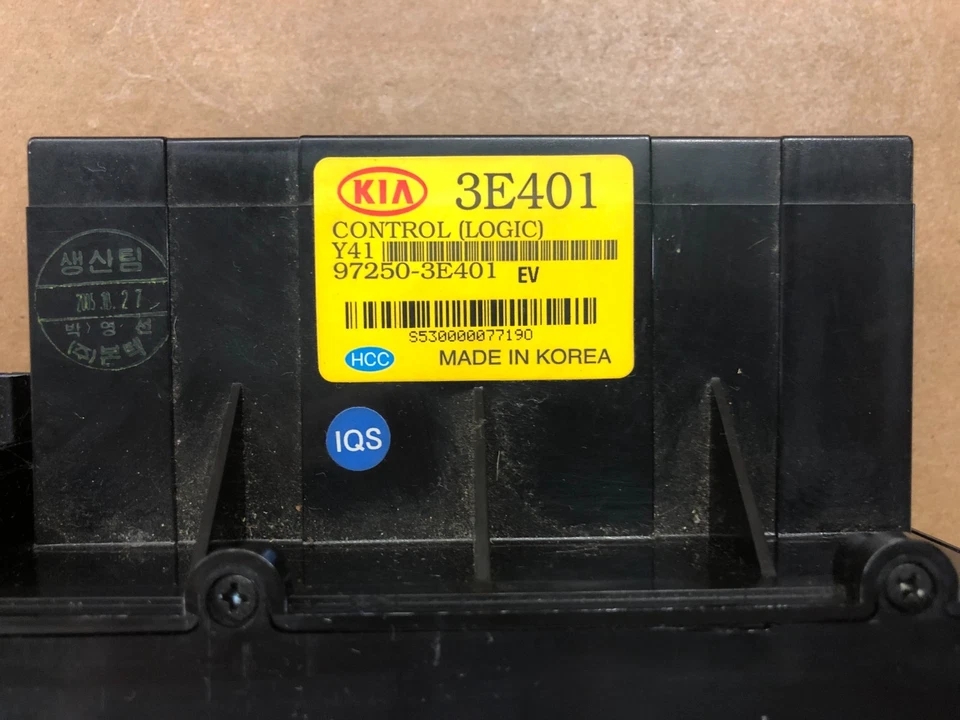 Kia Sorento 2006 interruptor de climatización calefacción aire acondicionado 2003-2006 Foto 3 de 4