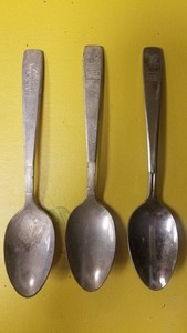 3 Holiday Inn Hotel Silverplate Spoons InnKare & Oneida