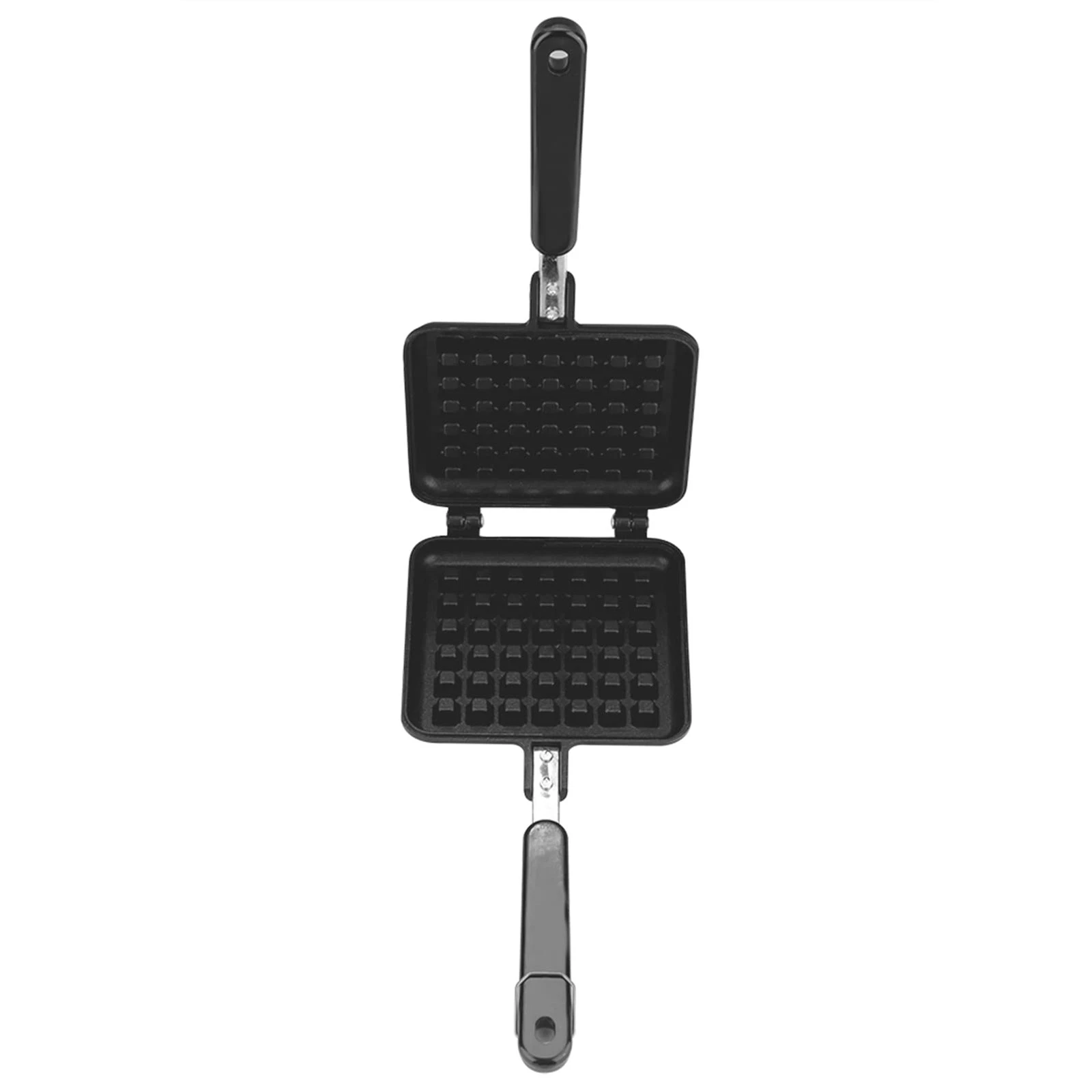 Pan Waffle Maker, Cast Aluminum Stovetop Waffle Iron, Camping Waffle Maker Pa...