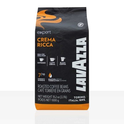 Lavazza Expert Plus Crema Ricca Espresso - 6 x 1kg ganze Kaffee-Bohne