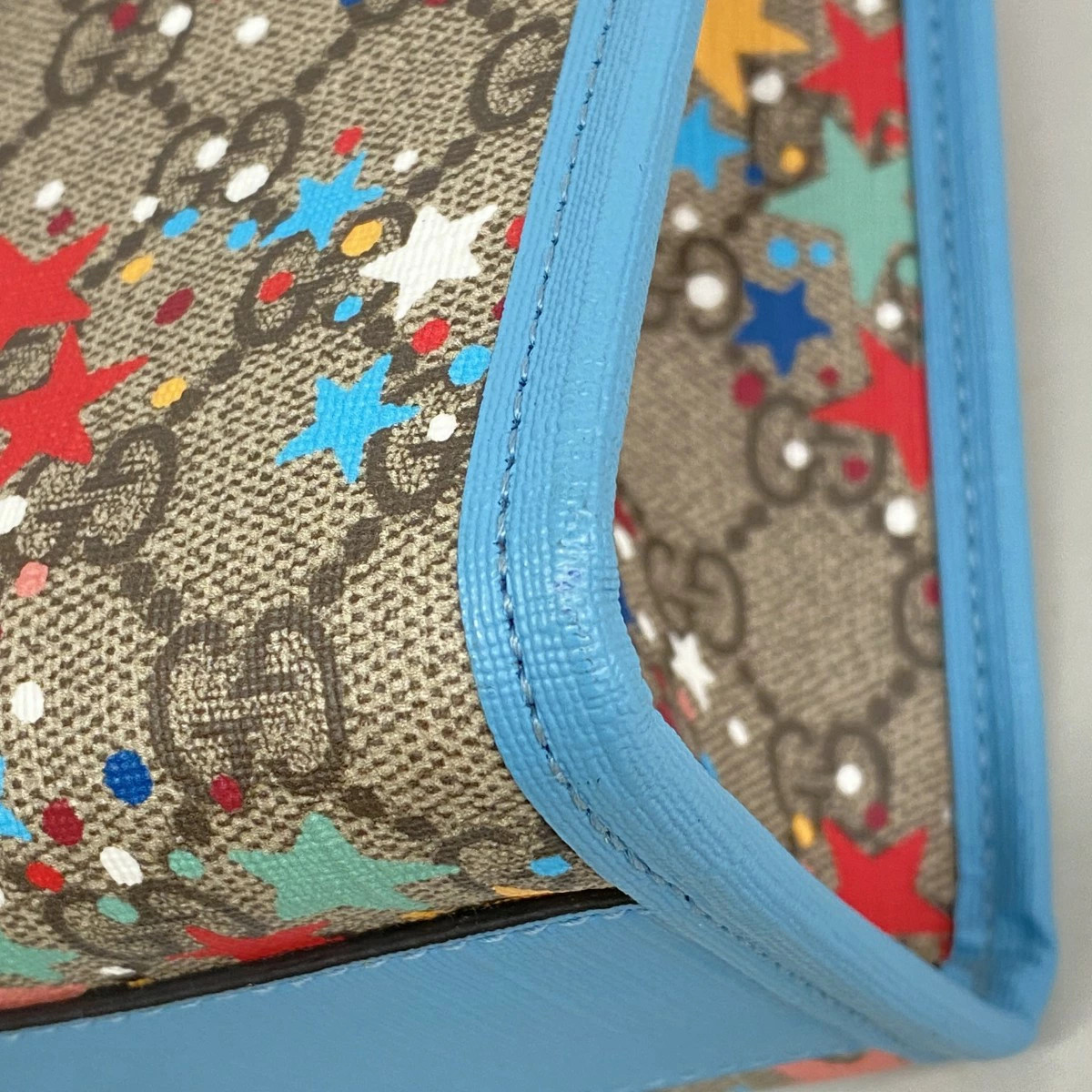 Gucci GG Supreme Children's Tote Bag PVC Beige Multicolor thumbnail 6