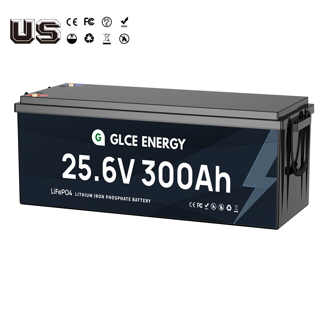 24V 300Ah LiFePO4 Battery 7.68kWh Deep Cycle Lithium for Solar RV