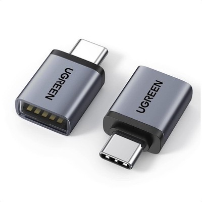 UGREEN USB C auf USB 3.2 Adapter 10Gbps OTG 2 Stück USB C Stecker auf A Buchs...