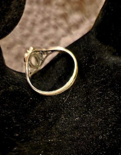 925 Sterling Silver Sz 10 Moonstone Gemstone Elegant Ring Jewelry #74 - Picture 5 of 6