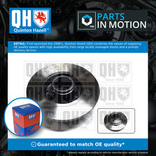 2x Brake Discs Pair Solid fits RENAULT MEGANE Mk2 1.6 Rear 2002 on 240mm Set QH