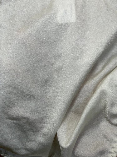 Mutandine vintage scivolose bianche nylon poliuretano trasparente pizzo floreale tg.6/M - Foto 12 di 18