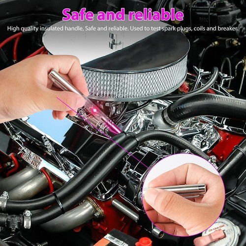 Spark Plug Tester Tool Ignition System Coil Engine In Line Fits Auto Diagnostic - Picture 6 of 11