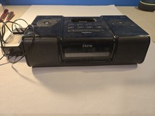 Apple iHome Dual Alarm Clock/ Radio/ iPod Speaker iH9/w remote untested  8 