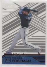 2021 Panini Chronicles Clear Vision Red 96/100 Freddie Freeman #9 0hu7