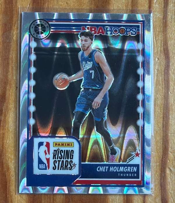 2023-24 Hoops Premium Stock - Seismic  Prizm #293 Chet Holmgren Near Mint