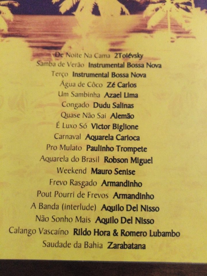 SAMBA BAR - Brazilian Lounge Music By Grego - CD - Bild 3 von 3